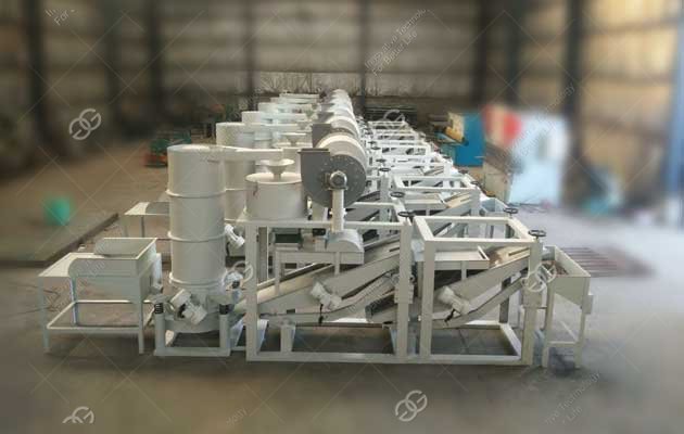 castor beans shelling machine