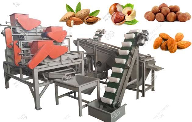 Almond Shelling Production Line For Sale