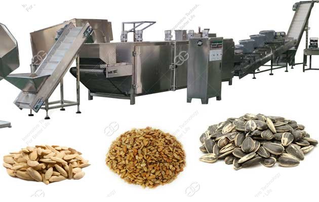 Automatic Sunflower Seeds Roasting Production Line|Sunflower Seeds Baking Processing Line